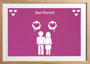 Just Married-Wood
